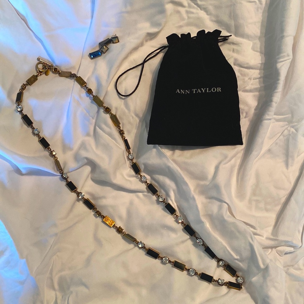 Ann Taylor Necklace w/ Matching Earrings